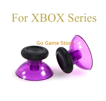 Clear 3D Analog Thumb Sticks Grip Прозрачная грибовидная крышка для Microsoft XBox One Series X S Джойстик Колпачок джойстика