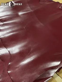 Colors Растительный дубление Козья кожа Кусок ткани Натуральная кожа Материал DIY Аксессуары Leathercraft