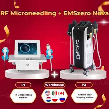 DLS-EMSZERO Аппарат для похудения Emszero Похудеть Набрать мышечную массу RF С 4 ручками, работающими одновременно Устройство