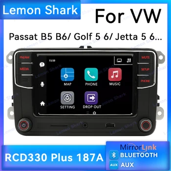 Deasy SV RCD330 Plus Bluetooth Автомагнитола 6RD 035 187A AUX SD Mirrorlink MIB Авто Мультимедиа для VW Passat B5 6 CC Jetta Golf POLO