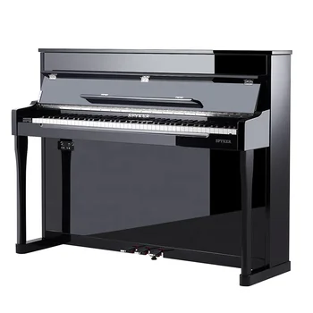 Digital Piano Factory 88 клавиш Сенсорная молоточковая клавиатура Вертикальный MIDI Черный Полировка SYPKER HD-L116 деревянный корпус фортепиано