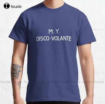 Disco Volante Классическая футболка Женская купальная рубашка Custom Aldult Teen Унисекс Цифровая печать Футболка Xs-5Xl Мода Смешной Новый