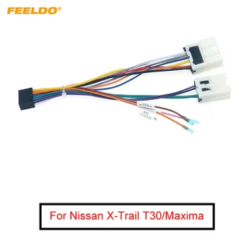 FEELDO Автомобильный 16-контактный адаптер жгута проводов для Nissan X-Trail T30 (03-07 / Maxima (00-04) / Murano (04-09) Вторичная стереосистема Установка