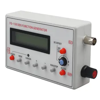 FG-100 Генератор сигналов функции DDS Частотомер 1 Гц - 500 кГц