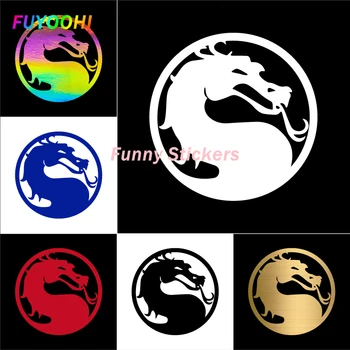 FUYOOHI Play Наклейки Mortal Kombat Наклейка на автомобиль Светоотражающие наклейки на стекло кузова Водонепроницаемые виниловые наклейки Автоаксессуары