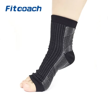 Foot Angel Противоусталостный компрессионный рукав для облегчения подошвенного фасциита Поддержка голеностопного сустава Беговой цикл Баскетбольные спортивные носки