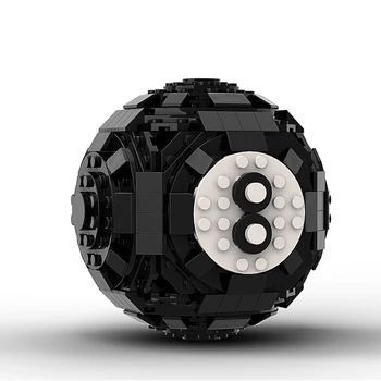 Gobricks MOC Black 8Ball Бильярд Модель Строительный блок Набор Творческий Шар No.8 Мяч Образование Кубик Игрушки Для Детей Подарок