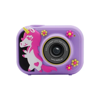 HD Детская цифровая камера Интеллектуальная мультяшная фотография Видео Водонепроницаемая игрушка Подарок Детская камера