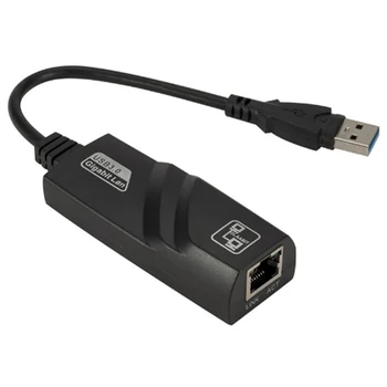 HFES USB 3.0 - гигабитная локальная карта USB Ethernet адаптер USB Ethernet 1000 Мбит/с Сетевая карта для Android Tv Ноутбук Настольный ПК