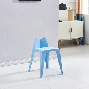 HH434 Пластиковый стул Стул Мода Креативный Креативный Стол Табурет Современный Простой Домашний Обеденный Стул Высокий Табурет