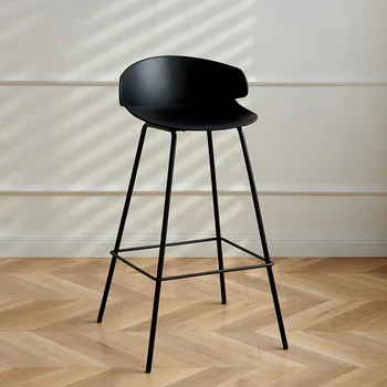 HH470 стул современный минималистичный упор пластиковый стул с высокой ножкой бытовая маленькая квартира железная барная стойка и скамейка лысый чайный магазин бар