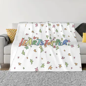 Heartstopper Радужное одеяло Чарли Ник ЛГБТ Мальчики любят фланелевые забавные теплые пледы для покрытия стула диван весна/осень