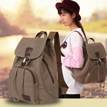 JBTP Рюкзаки высокой вместимости Новая женская холщовая сумка для путешествий на открытом воздухе Ретро Модный школьный рюкзак для студентов колледжа моды