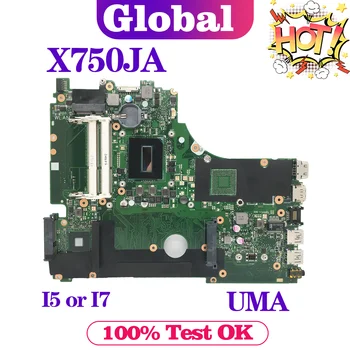 KEFU Материнская плата для ASUS X750JA A750JA F750JA K750JA A750JB X750JB K750JB F750JB Материнская плата ноутбука I5 I7 4-го поколения UMA DDR3L