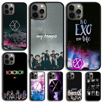 Kpop EXO Чехол для телефона iPhone 15 14 13 12 Mini 11 Pro Max SE 2020 6S 7 8 Plus X XS XS XR Cover Shell Coque