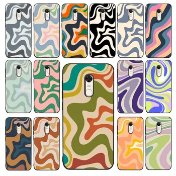 Liquid Swirl Абстрактный узор Чехол для телефона Redmi 5 6 7 8 9 10 Plus Pro 6 7 8 9 A GO K20 K30 K40 Pro Plus F3 Fundas