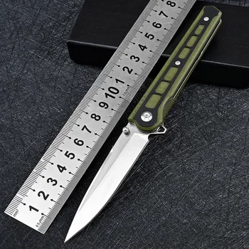 M390 Стальной тактический складной нож для кемпинга для мужчин Выживание Военные карманные ножи на открытом воздухе для охоты и рыбалки G10 Ручка ножа