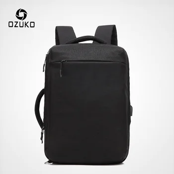 OZUKO Новый мужской рюкзак для ноутбука Водоотталкивающая школьная сумка для подростка Студент Повседневный стиль Женщины Путешествия Mochila рюкзак