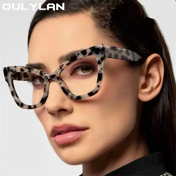 Oulylan Классическая оправа для очков с кошачьим глазом Женская мода TR90 Anti Blue Light Оправы для очков Женские оптические компьютерные очки