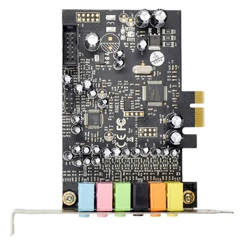 PCIe 7.1CH Звуковая карта Стереофонический объемный звук PCI-E Встроенная 7.1-канальная аудиосистема