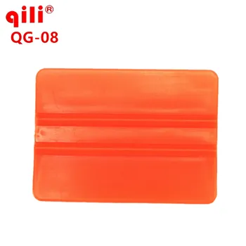 QILI QG-08 мини оконный пластиковый скребок стеклоочиститель мини-скребок с размером 7,5x5,5 см оранжевый маленький крапер инструмент Бесплатная доставка