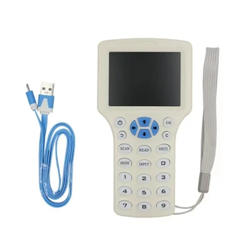 RFID Считыватель Писатель Дубликатор Программатор смарт-карт NFC 125 кГц 13,56 МГц Зашифрованный декодер Записываемые ключ-карты