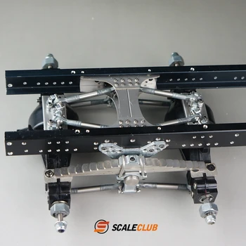 Scaleclub 1/14 Трактор Mud Head Simulation Металлическая двухосная задняя подвеска Qianqiu Подвеска для Tamiya Для Scania Man Actros