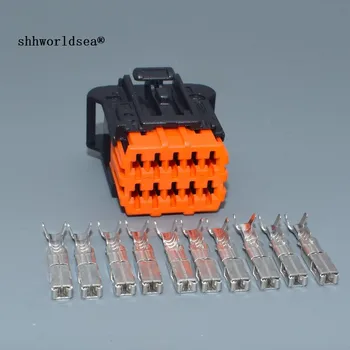 Shhworldsea 1,5 мм 10-контактный женский пластиковый автоматический электрический провод разъем 98816-1011 988 для Peug eot 206 боковой mirro2 3-1011