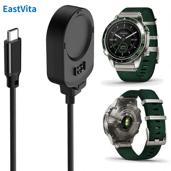  Smartwatch Зарядное устройство Док-подставка Кронштейн Совместим с Garmin MARQ2 Golfer Smart Watch Адаптер питания Базовая зарядка USB-кабель