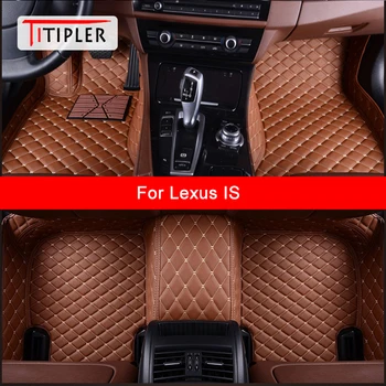 TITIPLER Изготовленные на заказ автомобильные коврики для Lexus IS IS200 IS250 IS250C IS300 IS300H IS350 ISF ISC Авто Аксессуары Коврик для ног