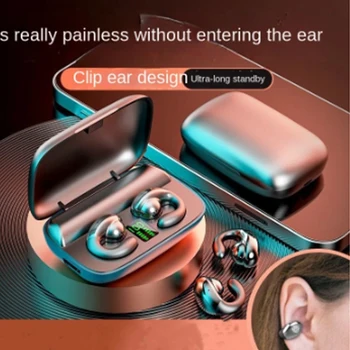 TWS Ear Bone Conduction Серьга Беспроводные Bluetooth-наушники Sport для Samsung Galaxy A54 5G A73 A53 A54 5G Umidigi S3 Pro TCL
