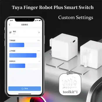 Tuya Finger Robot Plus Smart Switch Button Pusher Smart Life Doodle Mesh Finger Robot с аккумуляторной батареей Потребитель