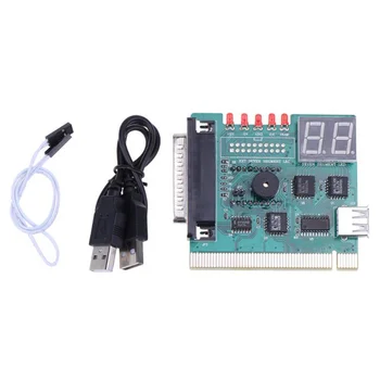 USB PCI PC Диагностический анализатор материнской платы POST Карта с 2-значным дисплеем кода ошибки для тестирования и анализа ноутбука