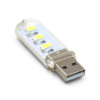 USB светодиодный свет 5 В usb лампа компьютер мобильная зарядка лампа для чтения мини-лампы для книг спальня письменный ночник