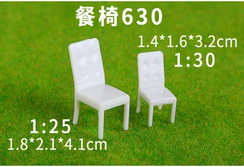 Wik - 6 шт. мини крытый обеденный стул 1/25 1/30 модельные материалы