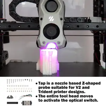 Z Комплект для выравнивания сопла с зондом для V2 и Tridentt 3D-принтер Комплект датчика уровня Аксессуары для 3D-принтера VORON Tridentt Tap Kit