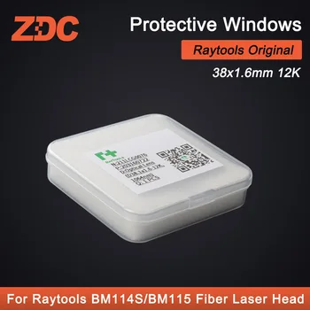 ZDC 10 шт./лот Оригинальные Raytools Защитные окна Лазерная оптическая защитная линза 38,1 * 1,6 мм 12 кВт 211LCG0076 для головки BM114 BM115