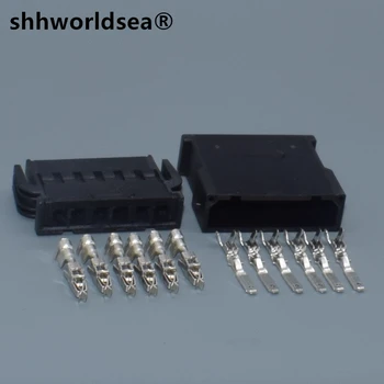 shhworldsea 6 Pin 872 862 521 1-1670920-1 Разъем топливной форсунки Разъем датчика приборной панели Разъем для VW Audi