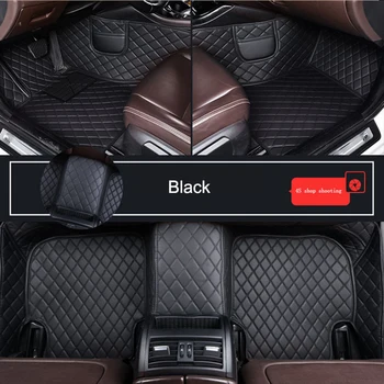 Автомобильные коврики в индивидуальном стиле для Audi e-tron 2018-2023 год Автомобильные аксессуары Детали интерьера Искусственная кожа