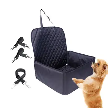 Автомобильные чехлы для сидений для собак Устойчивый к царапинам водонепроницаемый протектор сиденья с регулируемым ремнем Износостойкий 600D Oxford Cloth Dog
