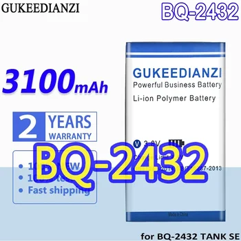 Аккумулятор большой емкости GUKEEDIANZI 3100 мАч для BQ BQ-2432 BQ2432 для TANK SE