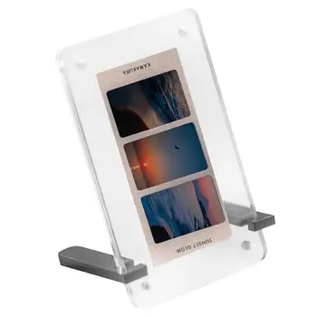 Акриловая рамка для картин Двухсторонняя толстая прозрачная безрамочная фоторамка Акриловая рамка для гостиной в спальне