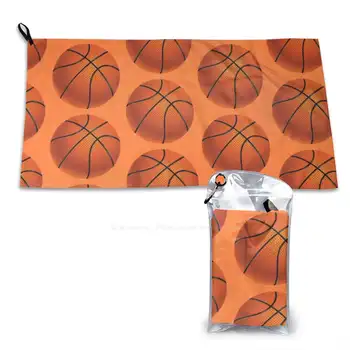 Баскетбольный мяч Быстросохнущее мягкое полотенце для лица Домашний На открытом воздухе Изолированный досуг Белый Векторный символ Соревновательный круг Оранжевый