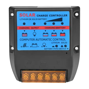 Батарея солнечных панелей Интеллектуальный контроллер Дизайн ЖК-дисплея с длительным сроком службы батареи для бытового коммерческого промышленного применения