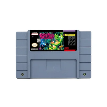 Бронки Бронхиазавр Экшен Игра для SNES 16 BitRetro Cart Детский подарок