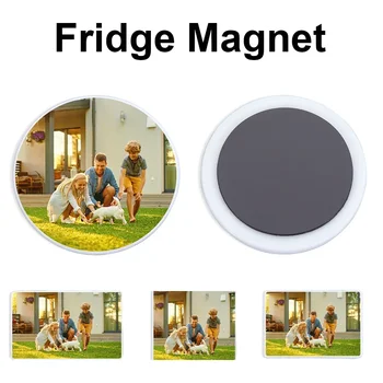 Ваша фотография Персонализированный магнит Индивидуальный магнит на холодильник Магнитные картинки для домашней школы Офис Кухня Специальное украшение Подарок