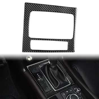  Внутренняя консоль автомобиля Панель переключения передач Рамка Декоративная крышка из углеродного волокна ABS Формовочная отделка для 2017 2018 Mazda 3 Axela Mazda3 LHD