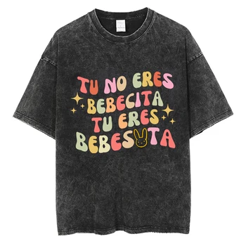 Высококачественная винтажная футболка из хлопка для мужчин / женщин Летняя футболка Alphabet Hip Hop Print Негабаритная футболка Y2k Streetwea