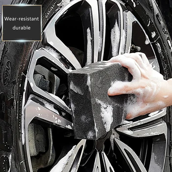 Губка для мытья автомобилей Черная губка для мытья автомобилей Очиститель для мытья стекол Пена для чистки автомобиля Губка прочная