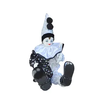 Декоративная фарфоровая модель клоуна Коллекционные украшения для куклы Клоун Мягкая игрушка Фигурка для коллекции сувениров Фестиваль